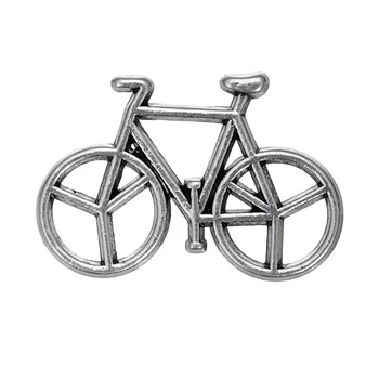 

RAINXTAR Fashion Alloy Antique Silver Color DIY Bike Shape Pendant Charms 17*25mm 50pcs AAC1438