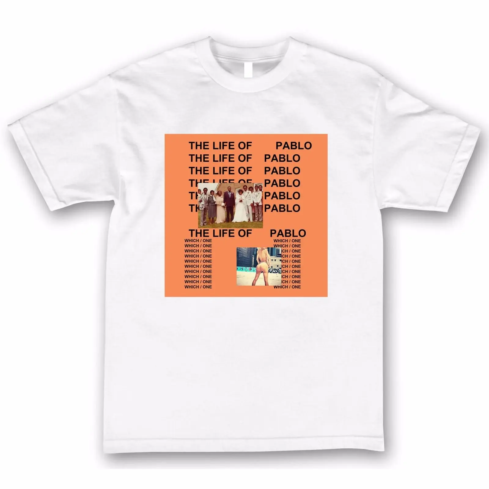 

Kanye West The Life of Pablo T Shirt I Feel Like Pablo Poster Vinyl Cd Lp New Men Cotton Printed T-Shirt Fashion