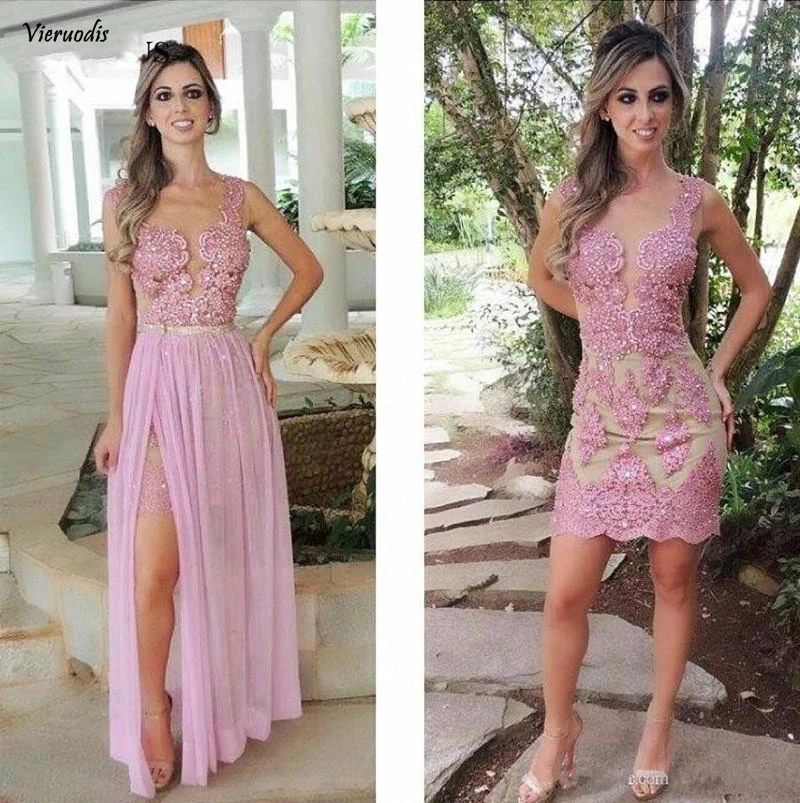 

African Mermaid Jewel Prom Dresses Floor Length Tulle Black Girls Prom Dresses Appliques Lace Sheer Back Evening Formal