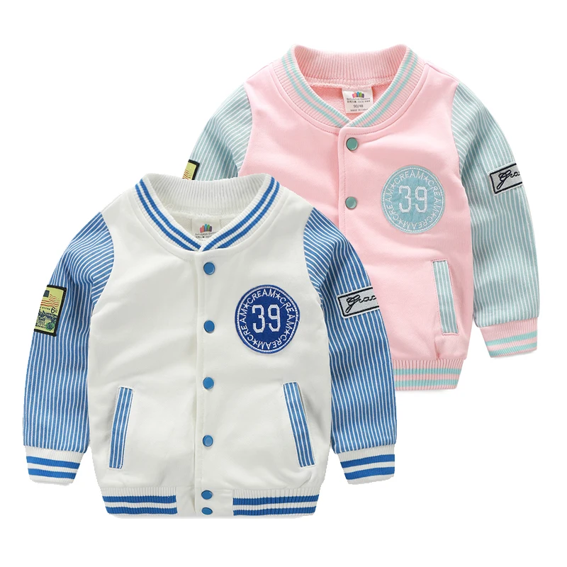 2 8 Age Children Single Breasted Jackets Spring Autumn Baby Boys Clothing Kids Girls Jacket