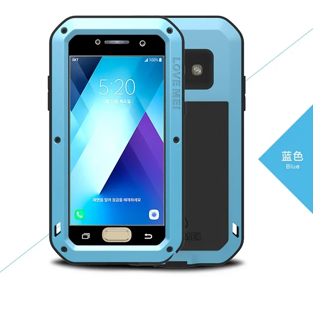 

for Samsung Galaxy A5 2017 Case LOVE MEI Shock Dirt Proof Waterproof Metal Armor Phone Case for Samsung A5 2017 A520F A520F/DS