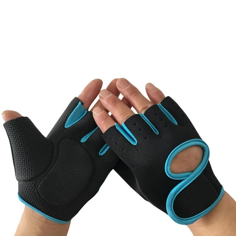 Half Finger Riding Non slip Breathable Gloves Moisture Wicking Security