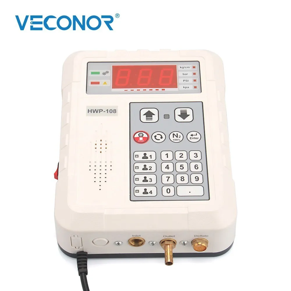 

Veconor Automatic Tire Inflator Tyre Pressure Alarm LED Display Multifunctional Professtional Automotive Tool