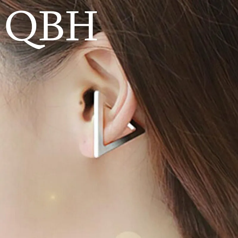 

EK632 Fashion New Bijoux Brincos Geometric Triangle Ear Clip Ear Cuff Earrings For Women Jewelry Gifts Orecchini Pendientes