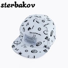 Бренды sterbakov принт Для мужчин Для женщин шляпа Шапки Бейсбол Кепки тенденции моды хип-хоп Snapback Кепки s кости