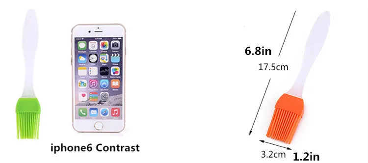 Чистящие щетки кухня, силиконовая кисть для масла, щетка для барбекю, выпечка, высокая термостойкость, без волосатые продукты питания, оборудование для барбекю