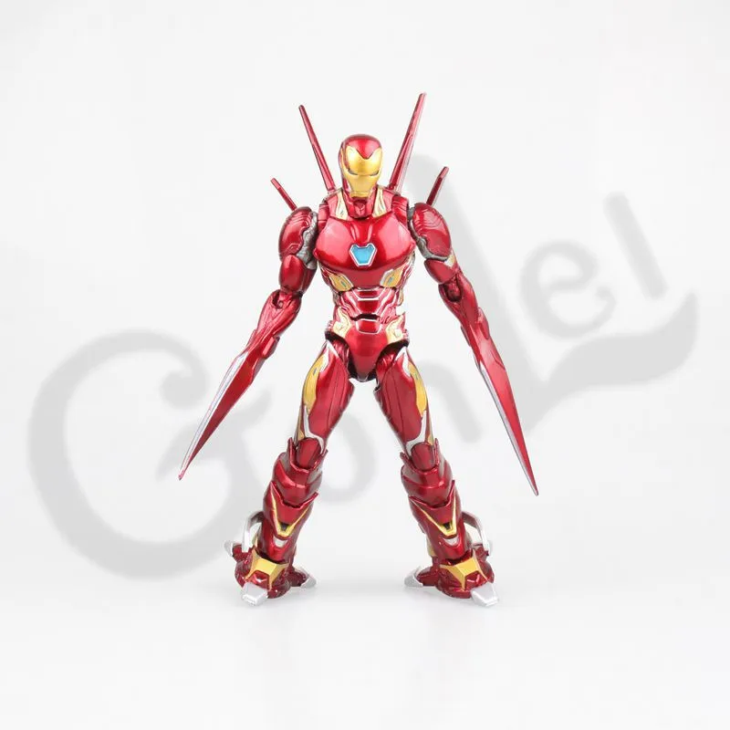 Marvel SHF 6 Iron Man MK50 Nano Weapons Action Figure Toy - Ironman Mark 50 Tony Stark, Avengers Endgame Infinity War SHF image 3