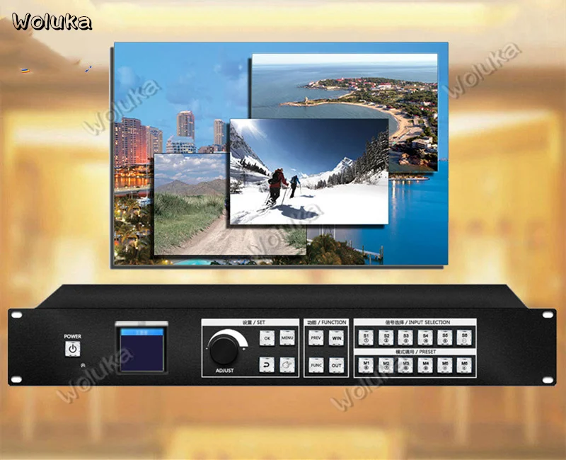 

Full color LED Video processor KS910Plus three-screen mosaic processor video mosaic CD50 W03