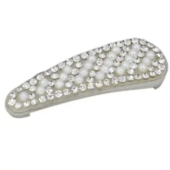 

5PCS/SET Minimalist Wedding Banquet BB Hair Clip Ladies Faux Pearl Multi Rows Glitter Rhinestone Luxury Hairpins Water Drop Snap