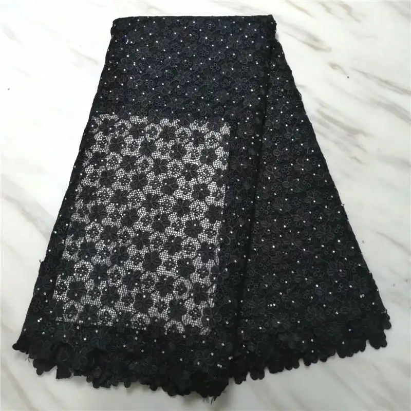 

PL!High Quality African Chemical Lace Fabric Water Soluble Yellow Nigerian Guipure Wedding Dress African Lace Fabric ! P70351