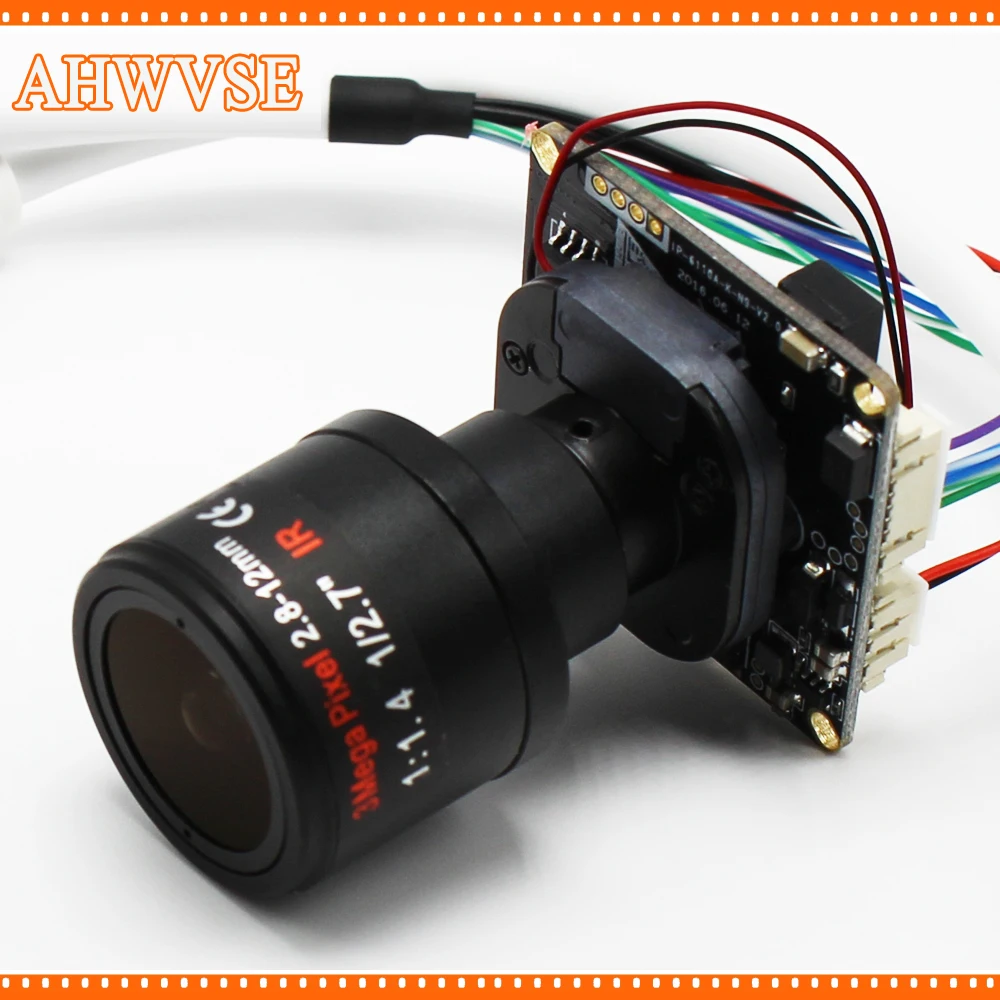 

AHWVSE High Resolution HD 1080P 25fps IP camera module board with 2.8-12mm Lens H.264 720P 960P CCTV camera with LAN