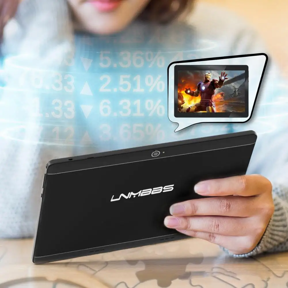 

LNMBBS Tablet 10.1 Android 5.1 tablets Google Play tablet 4 Core 1GB RAM 16GB ROM 1920*1200 IPS Kids Tablets function game music