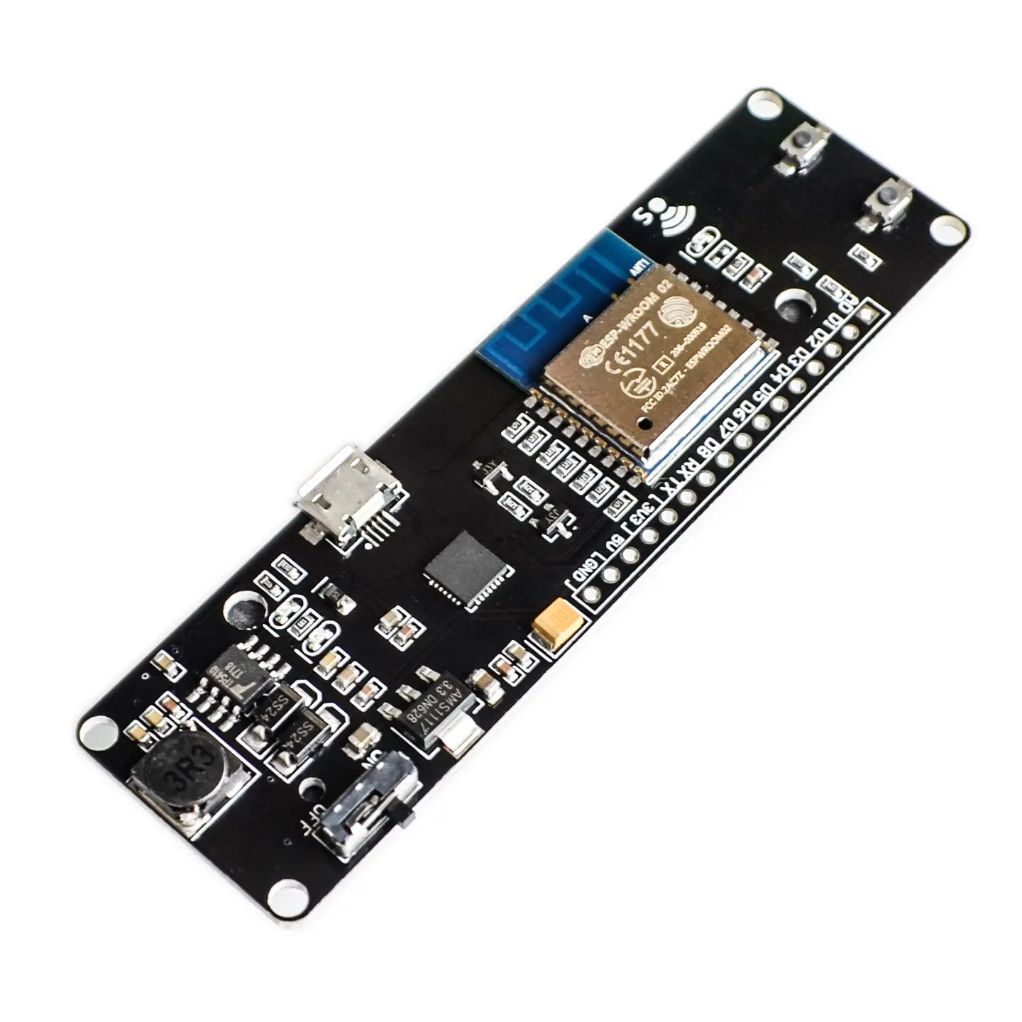 Для WeMos D1 ESP-Wroom-02 материнская плата ESP8266 Mini WiFi Nodemcu модуль 18650 зарядки аккумулятора макетная плата Nodemcu PWM IEC