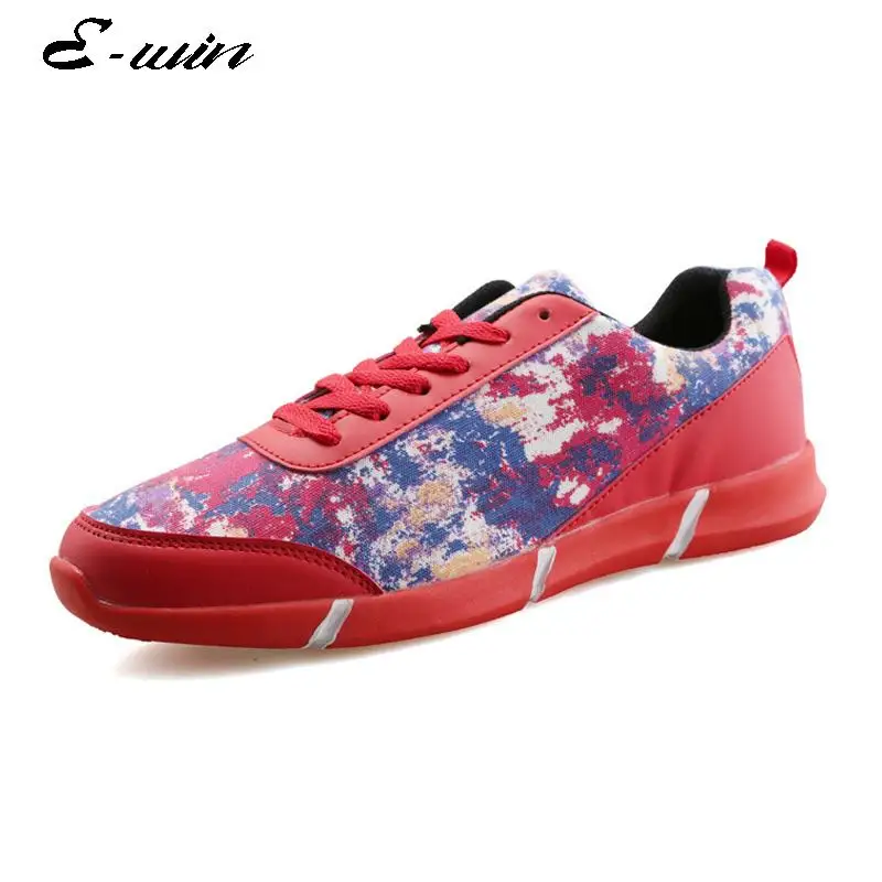 2016 Hot Men Fashion Sneakers Classical Canvas Colorful Printing Shoes, Outdoor Walking Shoes mocassin homme Size 36-44