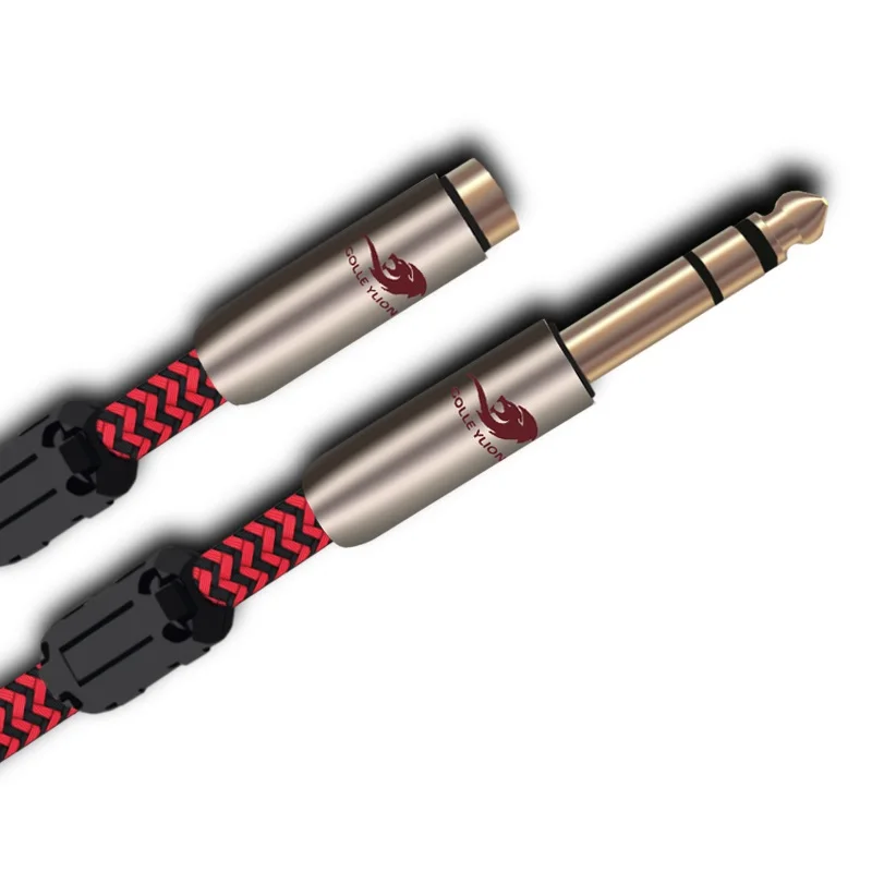 Stereo 6 35mm TRS 1 4 male to 3 5mm female 1 8in Audio Cable For Headphones Amplifier Mixer Console Home Theater 1m 2m 3m 5m
