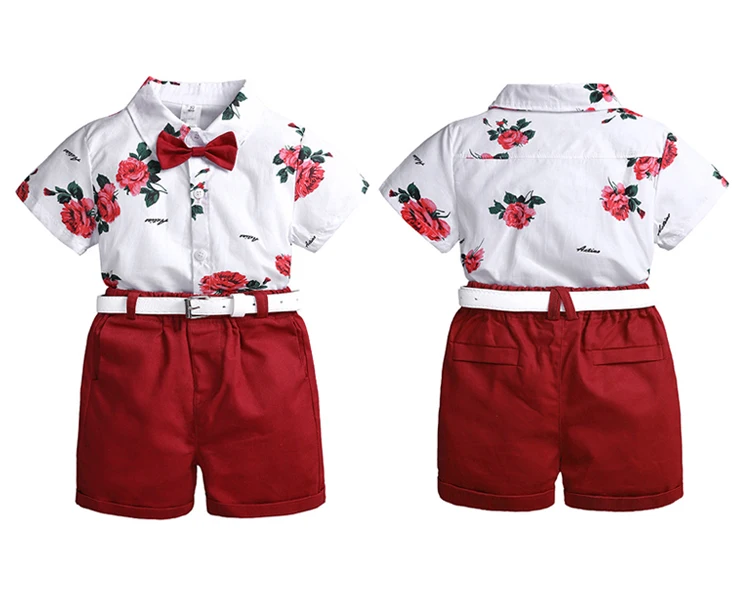 Gentleman suit with bow tie for baby boys fashion and stylish