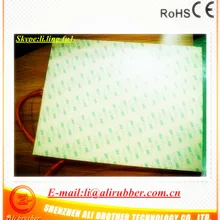 Силиконовая Резина 3D-принтеры нагреватель 240 В 1500 Вт 400*500*1.5 мм клей 1 лицо 100 К термистор 1000 мм Провода выходят из короткой стороне