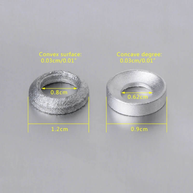 2 Pcs Bicycle Brake Caliper Spacer Joint Washer Aluminum Mountain Bike Accessory