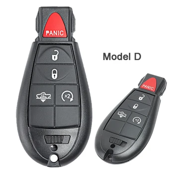 Keyforkess 433MHz PCF7961A / 4A Chip GQ4-53T 2 1/ 3 1 4 5 BTN telecomando Fobik Fob per Jeep Cherokee Dodge RAM 1500 2500 3500 4500 - KEYECU 433MHz PCF7961A 4A Chip GQ4 53T 2 1 3 1 4 5 BTN telecomando