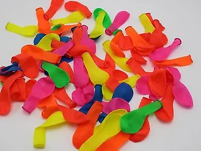 

2500Pcs 3" Mixed Neon Color Water Balloons Bombs Lot Party Favors Water Game Toy