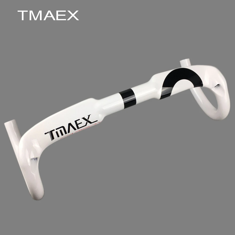Руль TMAEX из углеродного волокна для велосипеда руль запчасти дорожного белая