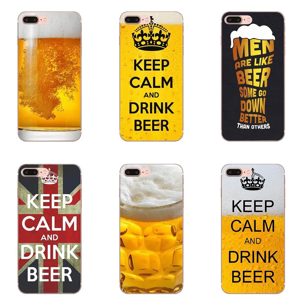 

For Xiaomi Redmi Note 2 3 3S 4 4A 4X 5 5A 6 6A Pro Plus Soft Shell Phone Case Drink Beer