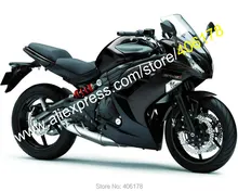 Hot Sales,For Kawasaki Ninja 650R ER-6F 2012 2013 2014 2015 Parts ER6F ER 6F 650 R 12 13 14 15 All Black Aftermarket Fairing Kit