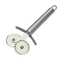 Из нержавеющей стали для пиццы двухколесный нож для пиццы портативный нож кухонные инструменты режущие инструменты для пиццы кухонные держатели инструментов