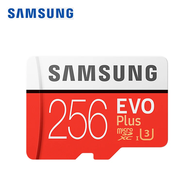 SAMSUNG Original New 256GB U3 Micro SD Memory Card Class10 TF/SD Cards C10 R95MB/S MicroSDXC UHS-1 U3 EVO+ EVO Plus Support 4K