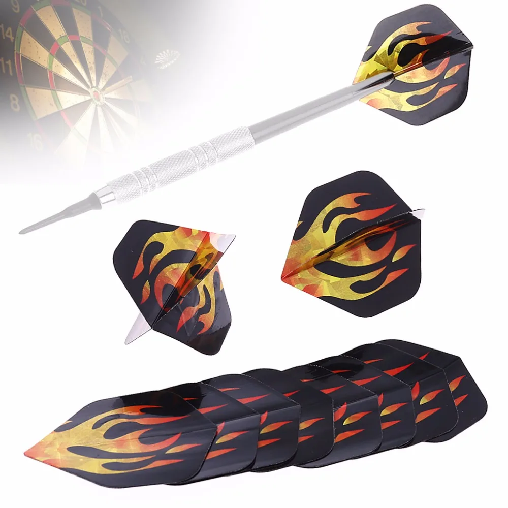 10X Dart Flights Nice Laser Reflective Darts Toy Flight Throwingin