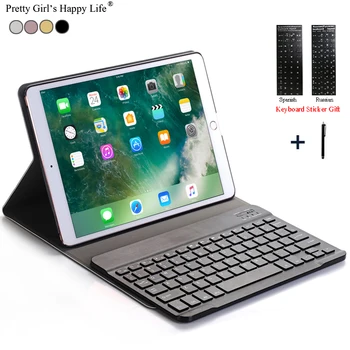 

For iPad 2018 9.7 Wireless Bluetooth Keyboard Case For iPad 2017 Tablet Flip Leather Stand Cover For iPad Air 2 1 Pro 9.7+Stylus