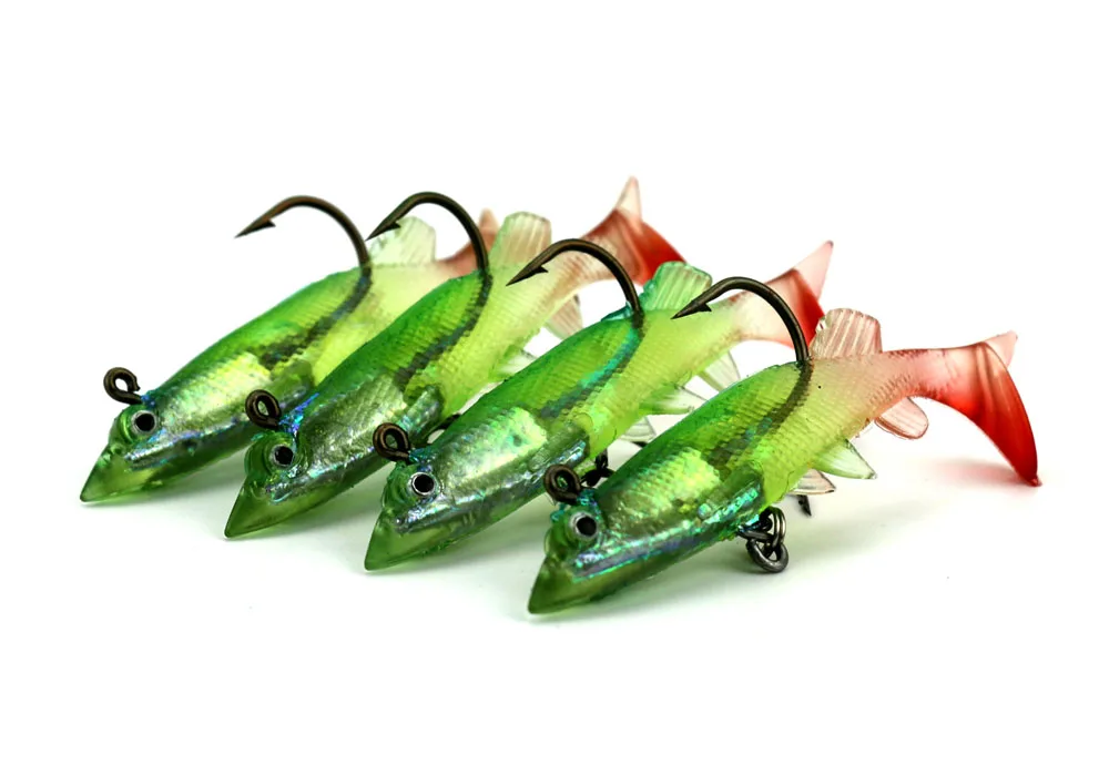 New hot 10PCS 10CM 20G Luminous jig lead fish jigging bass soft baits