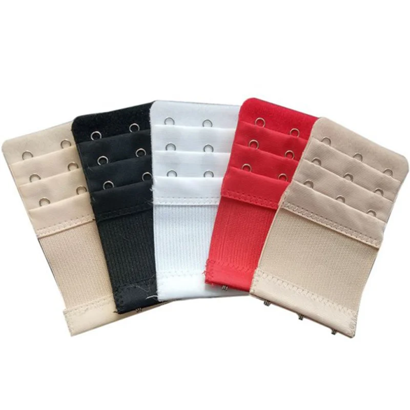 Для женщин удлинитель для бюстгальтера 3 Крючки 3 ряда мягкий бюстгальтер расширение ремень нижнее бельё для девочек пояс добавление эластичная лента расширители интим