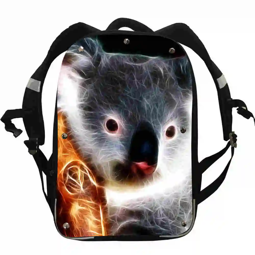 

Animal Sloth Koala Panda Backpack Rock Roll For Women Men Boys Girls Teenager School Bags Mochila Bolsa Lunch Pencil