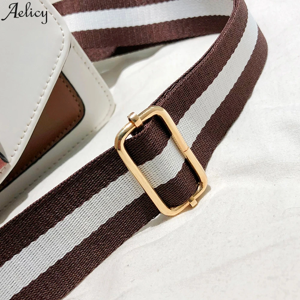 Женская сумка мессенджер Aelicy универсальная через плечо контрастных цветов с