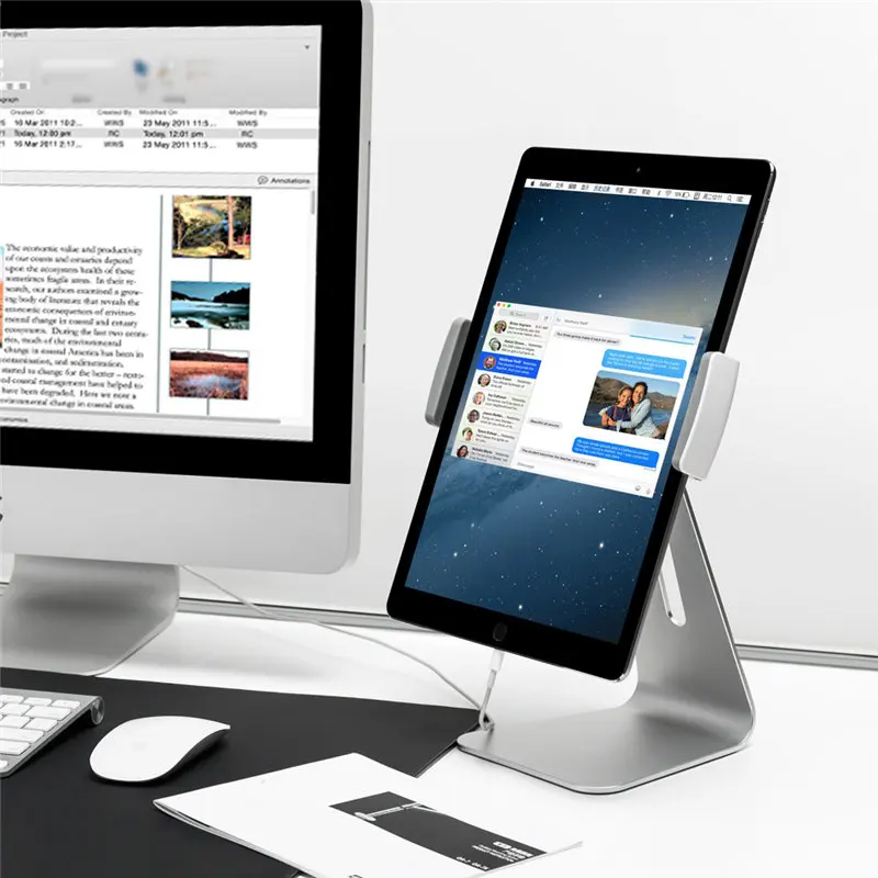 DOITOP держатель для мобильного телефона Регулируемый Алюминиевый Настольный держатель для телефона Подставка для планшета Настольный