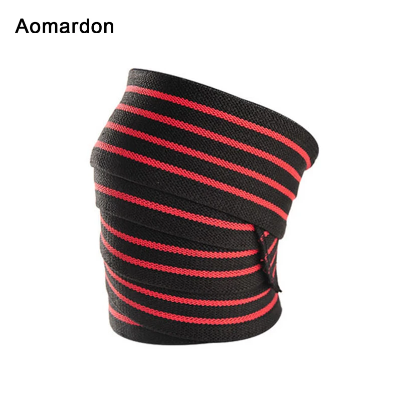 

Aomardon Men Basketball Tennis Cycling Knee Pads Strength Squat Knee Bandage Gym Fitness Crossfit Weightlifting Equipment