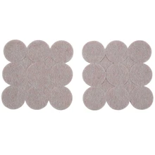 Самоклеющиеся мебельные протекторы войлочные подушечки диам 18 шт