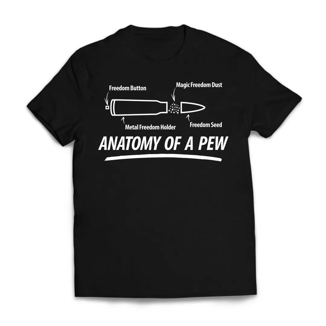 Американская рубашка с надписью FREEDOM ANATOMY забавная надписями AR15 MAGA GUN TRUMP|Футболки|