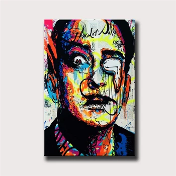 

Alec Monopolys Salvador Dali HD Wall Art Canvas Poster Print Canvas Painting Decorative for Office Living Room Home Decor