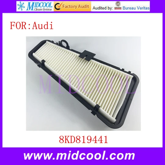 Новый салонный фильтр Кондиционер OEM 8KD819441 для Audi A4L 2.0L / B8|filter|filter cabin |