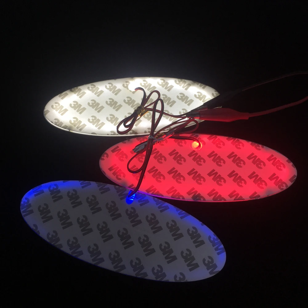 

5D Badge Light for Ford Fiesta ST Focus 2 3 Fusion Mustang Escape Explorer Kuga Insignia LED Logo Light Tuning Car Universal