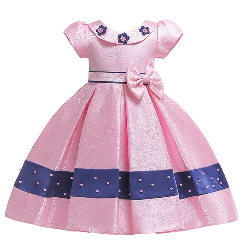 

Christmas Kids Dress Girls Pageant Birthday Party Wedding Flower Girls Dresses for Girls Formal Beading Bow Tutu Princess Dress