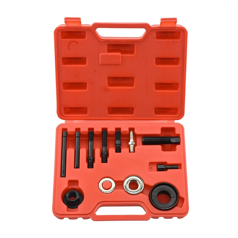 

Pulley Puller & Installer 12pc Kit Power Steering Pump Remover Alternator AC