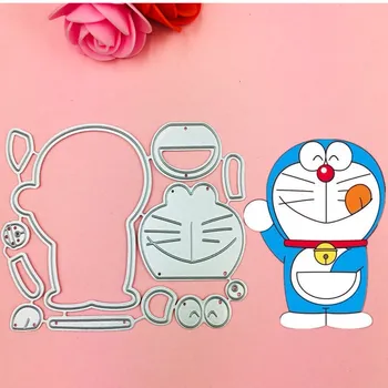 

Doraemon cat bow die cutting dies scrapbooking embossing folder suit for sizzix fustella big shot cutting machine