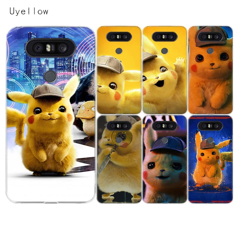 

Uyellow Pocket Monsters Pikaches Case For LG G4 G5 G6 G7 V10 V20 V30 V40 Q6 Q7 Q8 Cover K8 K10 2018 Phone Shell For LG K10 2017