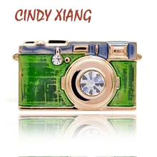 CINDY XIANG-broche de esmalte para cámara Unisex, 3 colores a elegir, insignias creativas de moda, regalo para niños