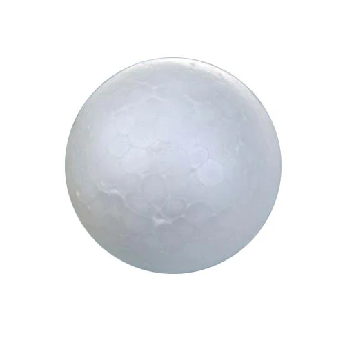 

10 x 7cm Christmas Tree Ornament/Decoration Polystyrene Ball Sphere---White