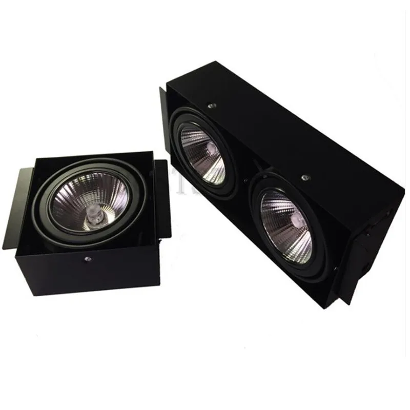 

Square Dimmable 2X15W 1x15W COB LED Downlight all with power Driver 15W COB LED Down Light Warm Cold White CE ROHS