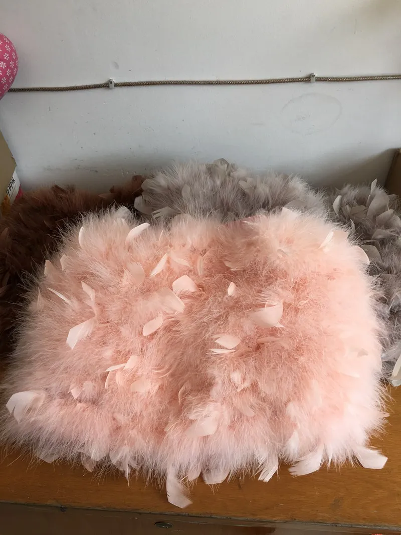 natural real turkey fur skirt for women (6).JPG